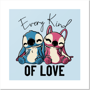 Every Kind Of Love Cute Lover Gift Posters and Art